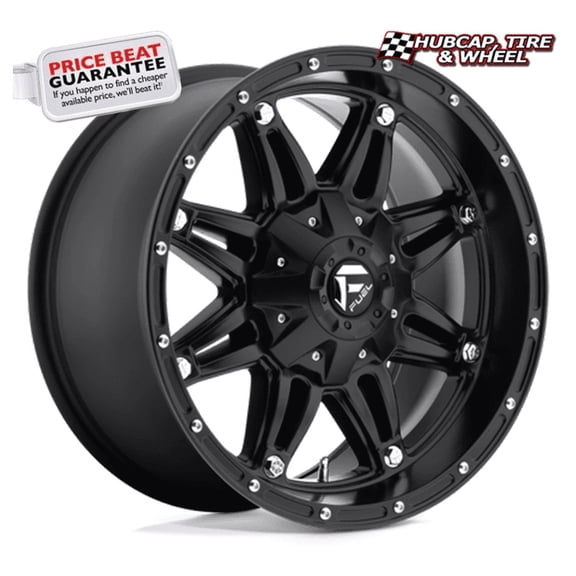 Fuel 1PC D531 Hostage Size 20X9 Bolt Pattern 5X5.0/135 Rim 20" Offset -12mm Matte Black (One Wheel)