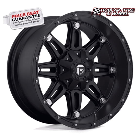Fuel 1PC D53120009847 D531 Hostage 20X10 6X135/5.5 Rim 20" Offset -18mm 106.1mm Matte Black (One Wheel)