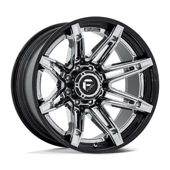 Fuel 1PC Fusion Forged Wheel D401 20x10 6x135 CHR G-BLK -18mm, FC401PB20106318N