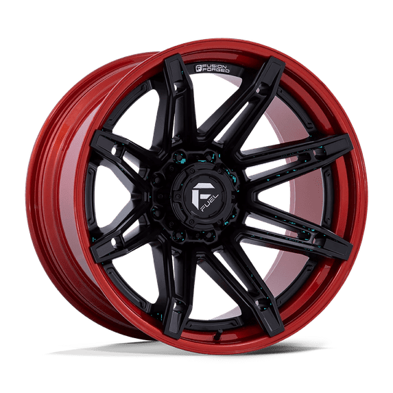 Fuel 1PC Fusion Forged Wheel D401 22x10 8x6.5 M-BLK RD -18mm, FC401MQ22108018N