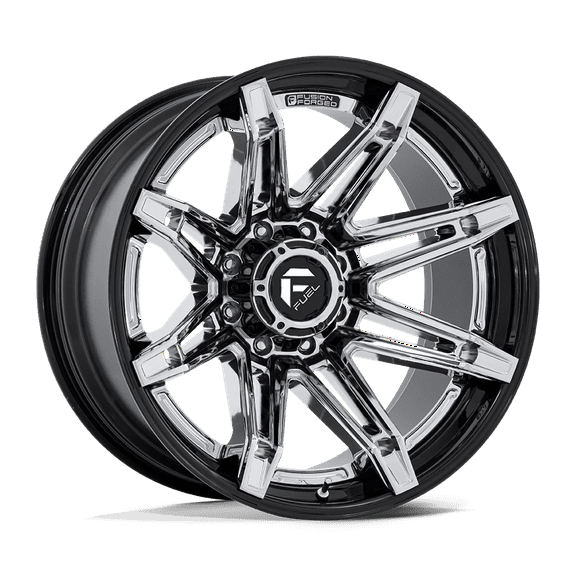 Fuel 1PC Fusion Forged Wheel D401 22x12 8x180 CHR G-BLK -44mm, FC401PB22128844N