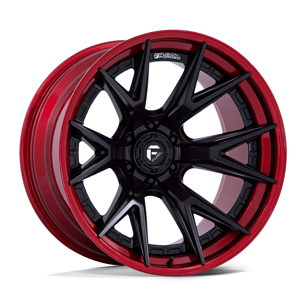SUMMIT Polished 20x10 Inch Wheel - 6x139mm Bolt Pattern, -25mm Offset, Gloss Black With Milled Spokes, Deep Lip Design