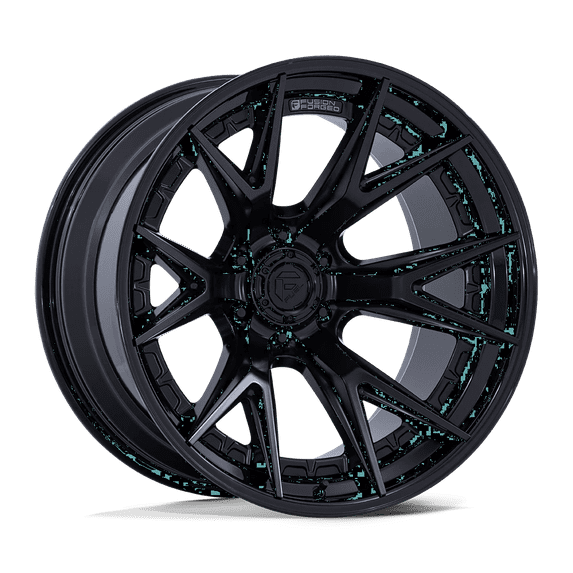 Fuel 1PC Fusion Forged Wheel D402 20x10 8x170 M-BLK G-BLK -18mm, FC402MX20108718N