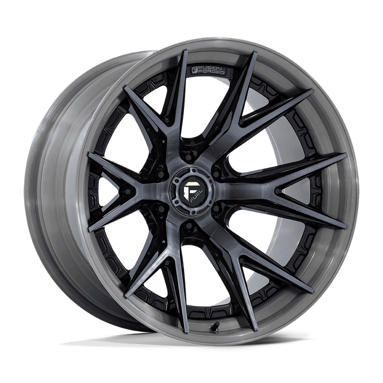 Fuel 1PC Fusion Forged Wheel D402 24x12 6x135 G-BLK BRDT -44mm