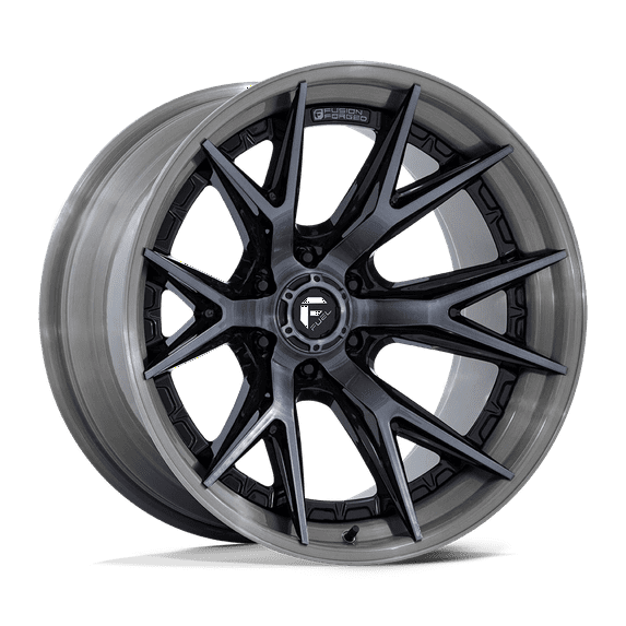 Fuel 1PC Fusion Forged Wheel D402 24x12 8x180 G-BLK BRDT -44mm, FC402BT24128844N