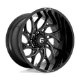 thumbnail image 1 of Fuel 1Pc D741 Runner 20X9 8X165.1 1Et 154.3Cb Gloss Black Milled Wheel, 1 of 3