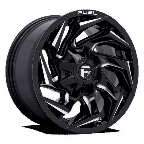 Fuel 1Pc D753 Reaction 17X9 5X139.7/5X150 1Et 124.3Cb Gloss Black Milled Wheel
