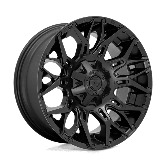 Fuel 1Pc D772 Twitch 20X9 8X180 1Et 125.2Cb Blackout Wheel
