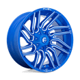 thumbnail image 1 of Fuel 1Pc D774 Typhoon 22X10 8X165.1 -18Et 125.2Cb Anodized Blue Milled Wheel, 1 of 3