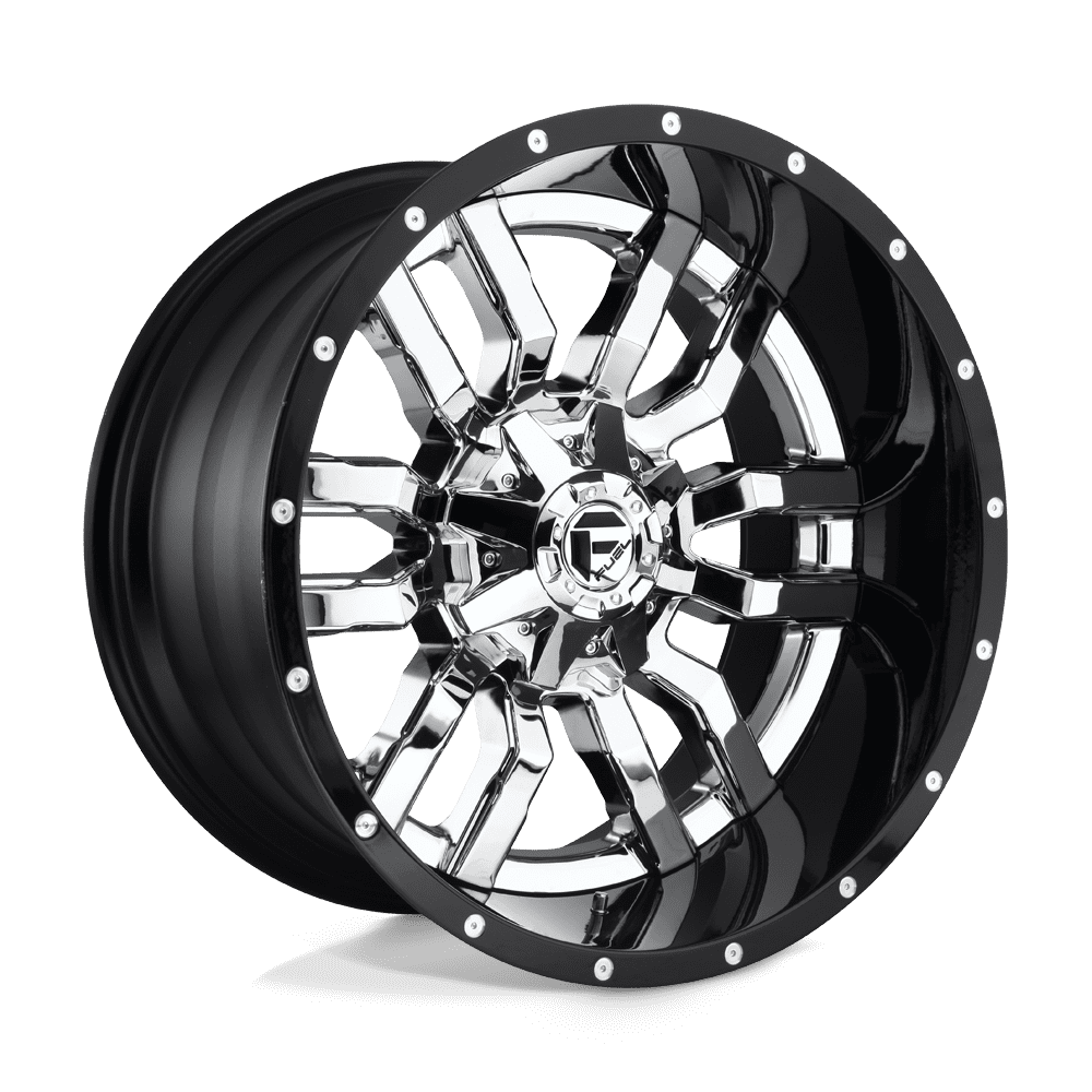 Fuel 2PC Cast Aluminum Rim D270 20X10 8X6.5 CHR-PLATED-GBL -18MM, D27020008247