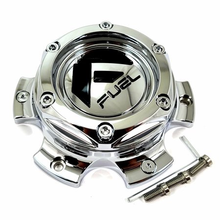 Fuel 2PC FUEL CHROME CAP (6X135 LRG BORE) - 1004-37