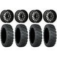 thumbnail image 1 of Fuel ARC 18" Wheels Black 35" Versa Cross V3 Tires Sportsman RZR Ranger, 1 of 4