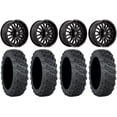 thumbnail image 1 of Fuel ARC 20" Wheels Black 33" Versa Cross V3 Tires Can-Am Maverick X3 / Honda Pioneer 1000 / Talon, 1 of 4