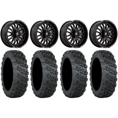 Fuel ARC 20" Wheels Black 33" Versa Cross V3 Tires Sportsman RZR Ranger