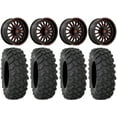 thumbnail image 1 of Fuel ARC 24" Wheels Red 40" XTR370 Tires Can-Am Commander Maverick Renegade Outlander Defender, 1 of 4