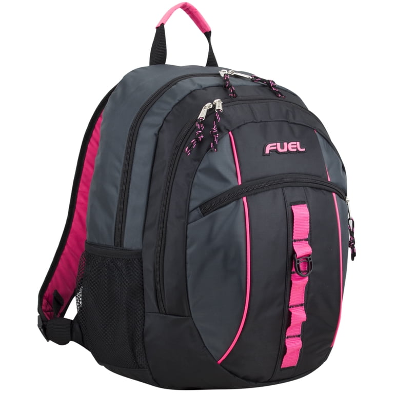 Fuel Active School Backpack Black & Pink with Padded Tech  display picture 1