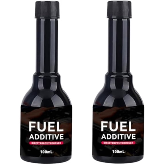 Fuel Additive for Gasoline Cars, Catalytic Converter Cleaner, Fuel System Treatment Oil Additive for Gas and Diesel Car (2 Pcs)