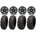 thumbnail image 1 of Fuel Anza Black 14" Wheels 28" Blackwater Tires Kawasaki Mule Pro FXT, 1 of 4