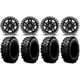 thumbnail image 1 of Fuel Anza Black 14" Wheels 30" Carnivore Tires Sportsman RZR Ranger, 1 of 4