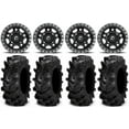 thumbnail image 1 of Fuel Anza Black 14" Wheels 30" Cryptid Tires Honda Rincon Yamaha Rhino Kawasaki Brute Force Suzuki KingQuad, 1 of 4