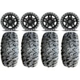 thumbnail image 1 of Fuel Anza Black 14" Wheels 30" MotoClaw Tires Sportsman RZR Ranger, 1 of 4