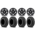 thumbnail image 1 of Fuel Anza Black 14" Wheels 32" MotoVator Tires Polaris RZR XP 1000 / PRO XP / Ranger XP 900/1000, 1 of 4