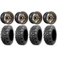 thumbnail image 1 of Fuel Anza Bronze 14" Wheels 27" Sniper 920 Tires Sportsman RZR Ranger, 1 of 4