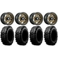 thumbnail image 1 of Fuel Anza Bronze 14" Wheels 28" Carnivore Tires Sportsman RZR Ranger, 1 of 4