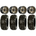thumbnail image 1 of Fuel Anza Bronze 14" Wheels 28" Rip Saw Tires Sportsman 550 850 1000, 1 of 4