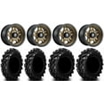 thumbnail image 1 of Fuel Anza Bronze 14" Wheels 28" Swamp Lite Tires Sportsman RZR Ranger, 1 of 4