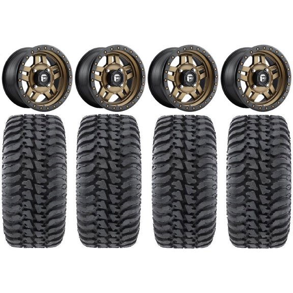Fuel Anza Bronze 15" Wheels 30" Regulator Tires Sportsman RZR Ranger