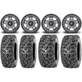 thumbnail image 1 of Fuel Anza Gunmetal 14" Wheels 28" Bear Claw HTR Tires Polaris RZR XP 1000 / PRO XP / Ranger XP 900/1000, 1 of 4