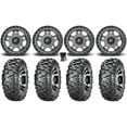 thumbnail image 1 of Fuel Anza Gunmetal 14" Wheels 28" BigHorn Tires Polaris RZR XP 1000 / PRO XP / Ranger XP 900/1000, 1 of 4