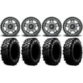 thumbnail image 1 of Fuel Anza Gunmetal 14" Wheels 28" Carnivore Tires Sportsman RZR Ranger, 1 of 4