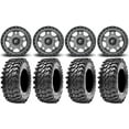 thumbnail image 1 of Fuel Anza Gunmetal 14" Wheels 30" Apache Tires Sportsman RZR Ranger, 1 of 4