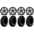 thumbnail image 1 of Fuel Anza Gunmetal 14" Wheels 30" Intimidator Tires Polaris RZR XP 1000 / PRO XP / Ranger XP 900/1000, 1 of 4