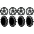 thumbnail image 1 of Fuel Anza Gunmetal 14" Wheels 31" MotoHavok Tires Sportsman RZR Ranger, 1 of 4