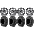 thumbnail image 1 of Fuel Anza Gunmetal 14" Wheels 32" MotoVator Tires Polaris RZR XP 1000 / PRO XP / Ranger XP 900/1000, 1 of 4