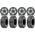 thumbnail image 1 of Fuel Anza Gunmetal 14" Wheels 32" Roxxzilla Tires Polaris RZR XP 1000 / PRO XP / Ranger XP 900/1000, 1 of 4