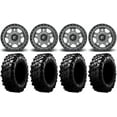 thumbnail image 1 of Fuel Anza Gunmetal 15" Wheels 32" Carnivore Tires Sportsman RZR Ranger, 1 of 4