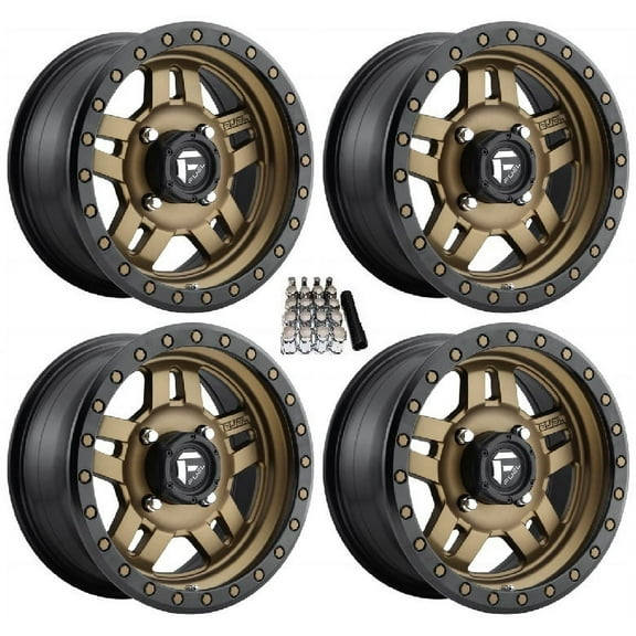 Fuel Anza UTV Wheels Bronze 15" Kawasaki Mule Pro FXT