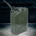 thumbnail image 1 of Fuel Can 5 Gallon 20L Gas Gasoline Fuel  Backup Metal Steel Tank Spill Proof Used for Family Car Travel, Camping, Adventure, Ariculture, 1 of 12