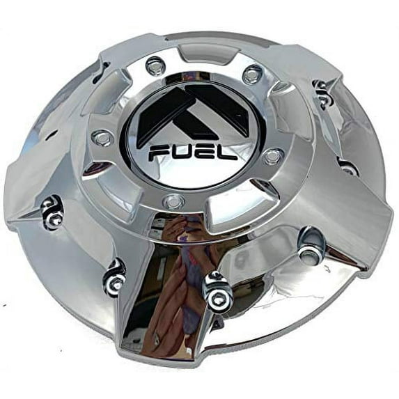 Fuel Chrome Wheel Center Cap Set of Two (2) 1001-81