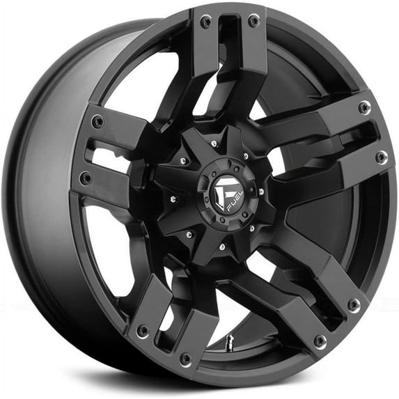 Fuel D515 Pump 20X9 5X114.3/5X127 1Et 125.1Cb Matte Black Wheel