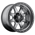 thumbnail image 1 of Fuel D552 Trophy 17X8.5 5X114.3 -6Et 125.1Cb Matte Gun Metal Black Bead Ring Wheel, 1 of 3