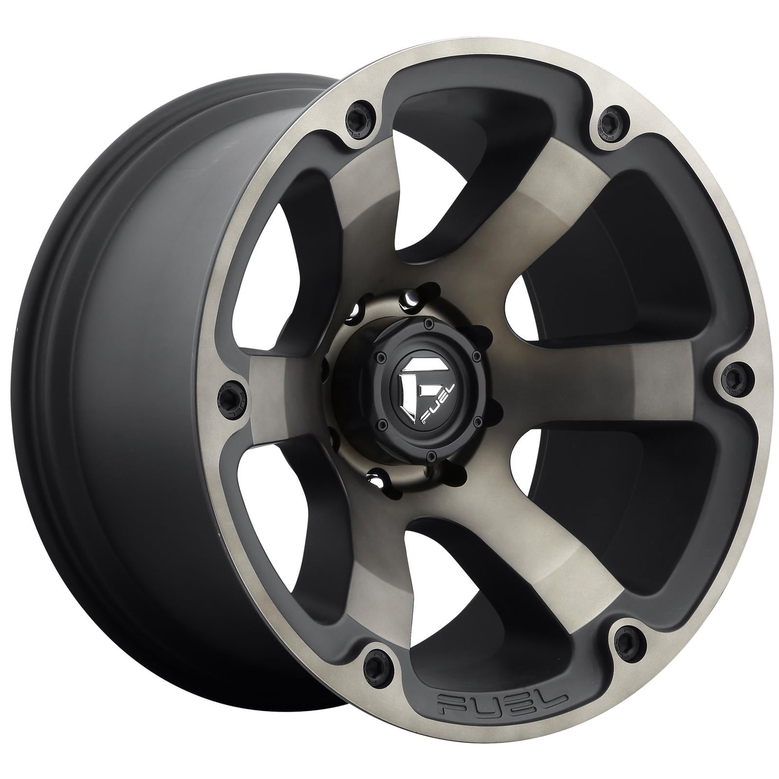 Fuel D564 Beast 18X9 5X150 20Et 124.2Cb Matte Black Double Dark Tint Wheel