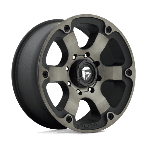 Fuel D564 Beast 20X9 8X180 1Et 125.1Cb Matte Black Double Dark Tint Wheel