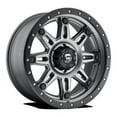 thumbnail image 1 of Fuel D568 Hostage Iii 17X9 6X139.7 1Et 106.1Cb Matte Gun Metal Black Bead Ring Wheel, 1 of 3