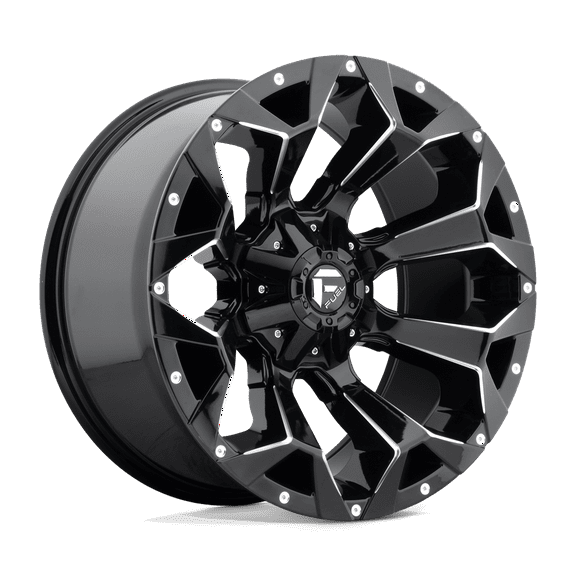 Fuel D576 Assault 20X10 8X170 -18Et 106.1Cb Gloss Black Milled Wheel