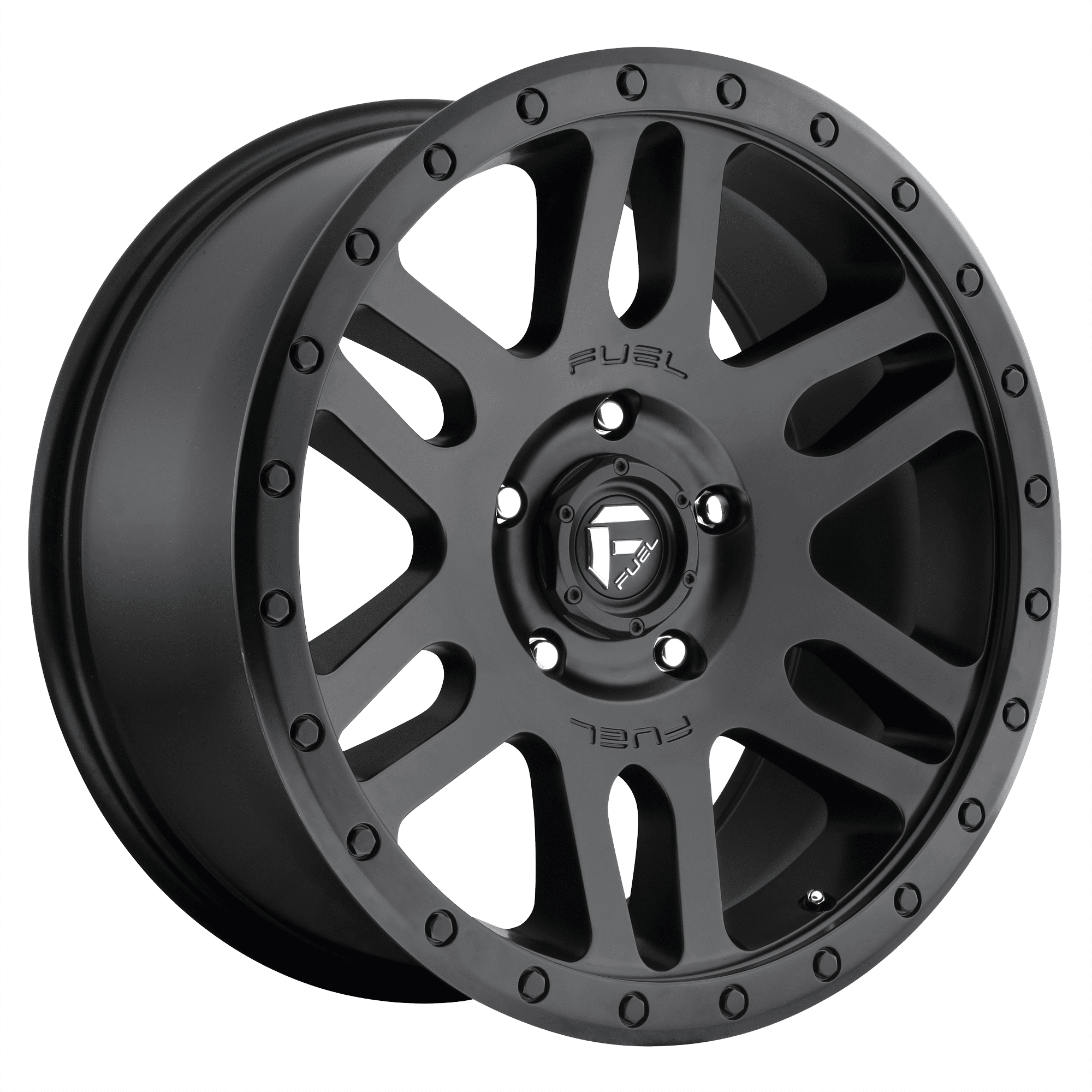 Fuel D584 Recoil 18X9 6X139.7 1Et 106.1Cb Matte Black Wheel